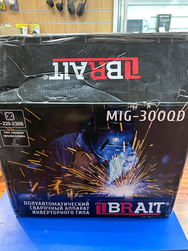 Сварочный аппарат - инвертор ММА BRAIT mig-300qd